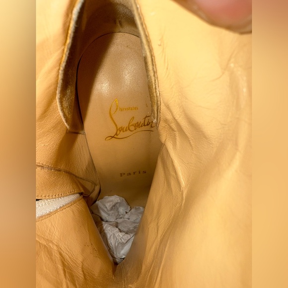 Christian Louboutin So Kate Booty 100mm PVC/Loubikraft/Pat - Picture 12 of 13